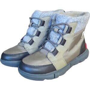 Sorel Sage Explorer II Carnival Lightweight Waterproof Boots Gorpcore EUC 8